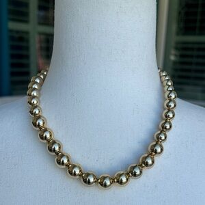 Elegant Gold Beaded Necklace